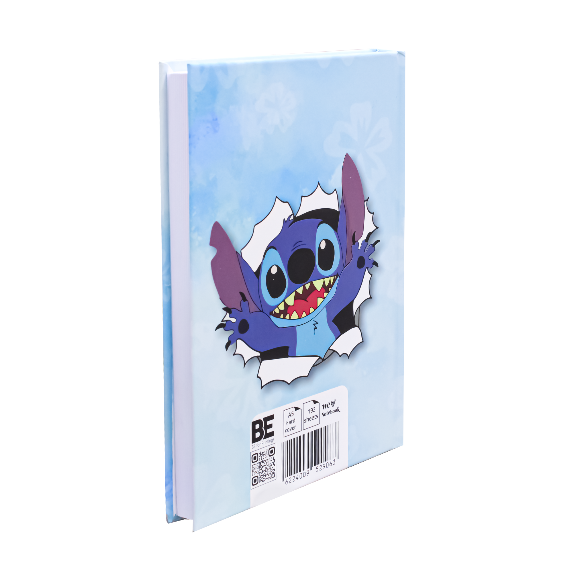 2BE Notebook  A5 192 sheets - Ohana (stitch)