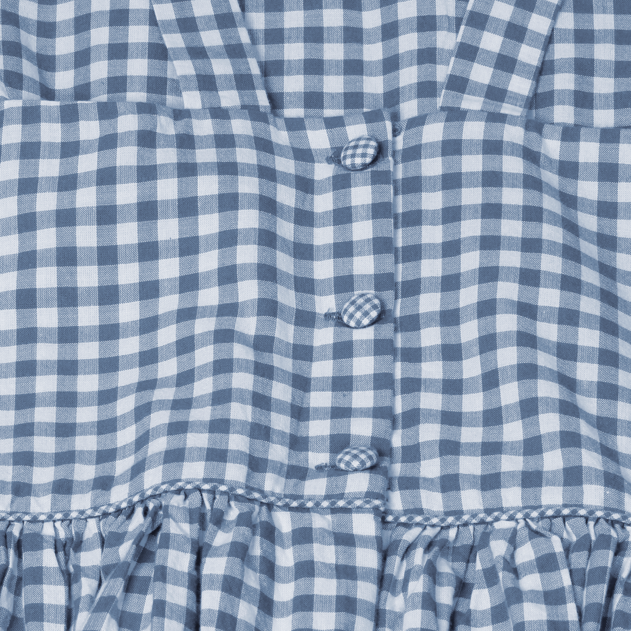 Ralph Lauren Kids Gingham Blue/White Dress - Size 10 - 3alababak
