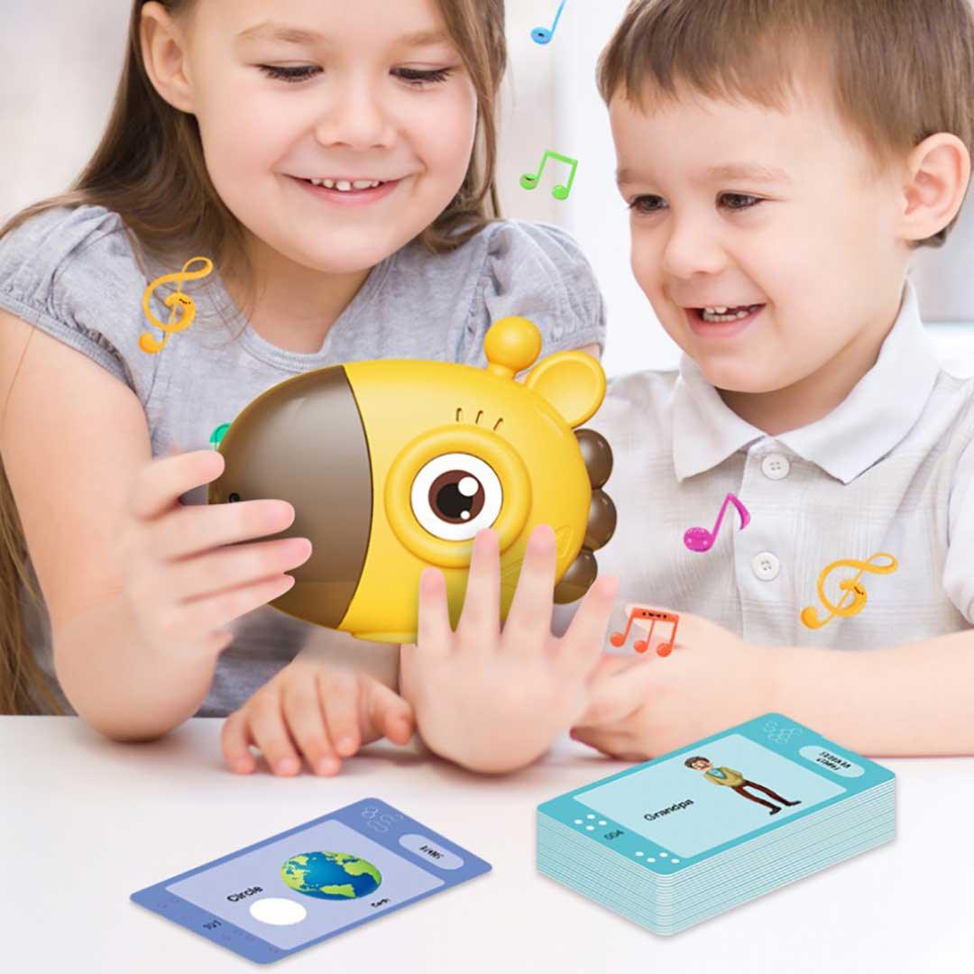 Early Learning Intelligent English Sound Y Card Learning Toy Study Toy for Kids - BumbleToys - 5-7 Years, Audiobook, Boys, Card Reader, Educational Toys, Girls, Toy Land
