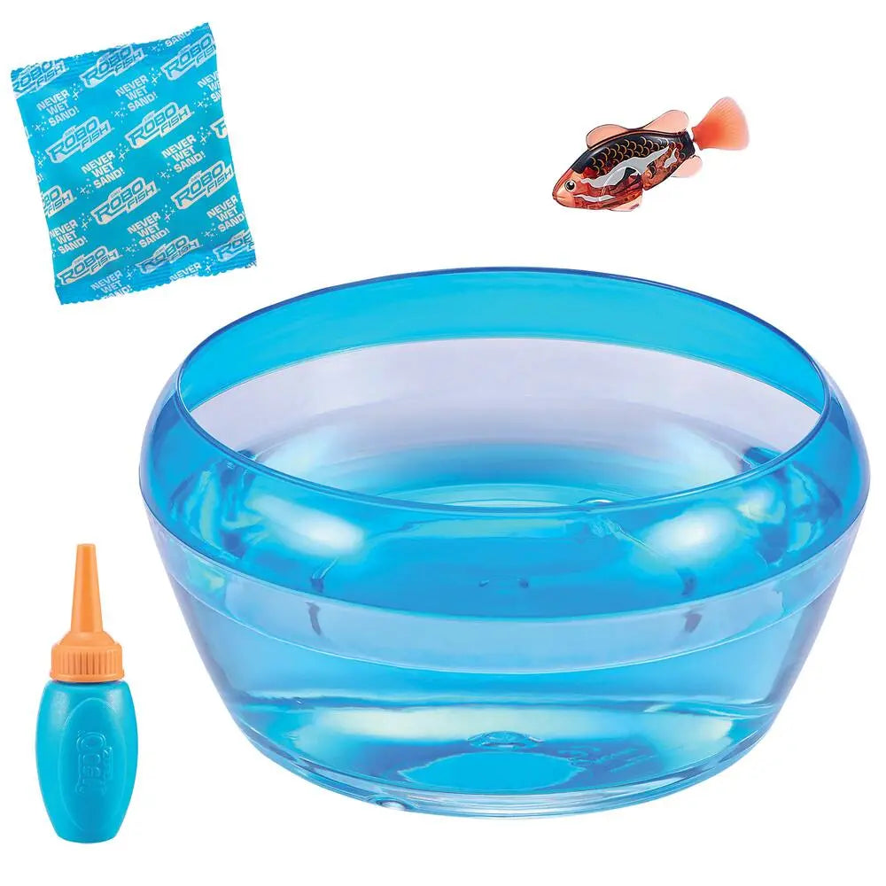 Zuru Robo Fish Playset with Exclusive Little Fish and Always-Dry Magic Sand