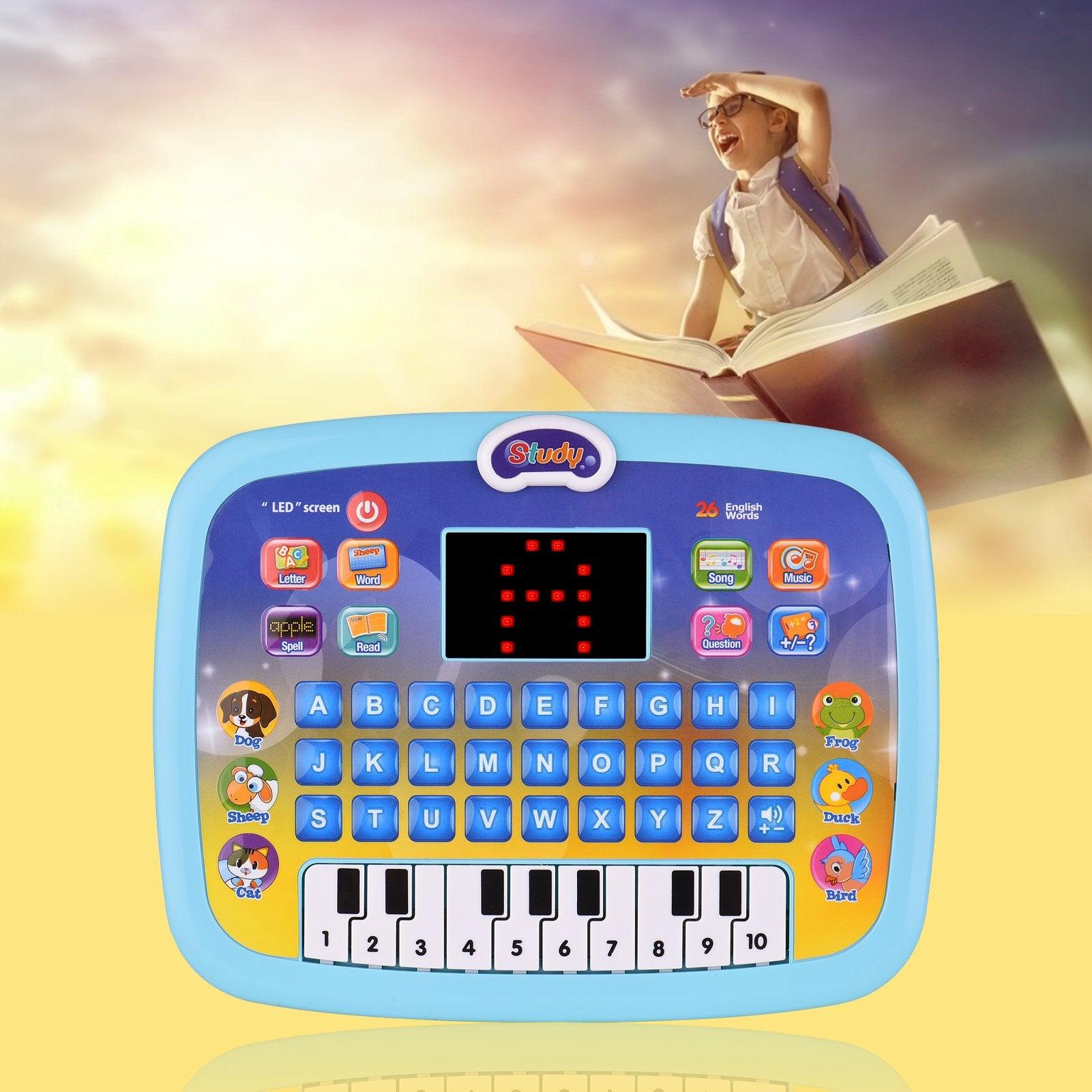 MABOTO Early Educational Toy Learning Tablet Toddler Computer Toy with LED Screen Display 8 Learning Modes - BumbleToys - 2-4 Years, 5-7 Years, Boys, Electronic Learning, Girls, Toy Land