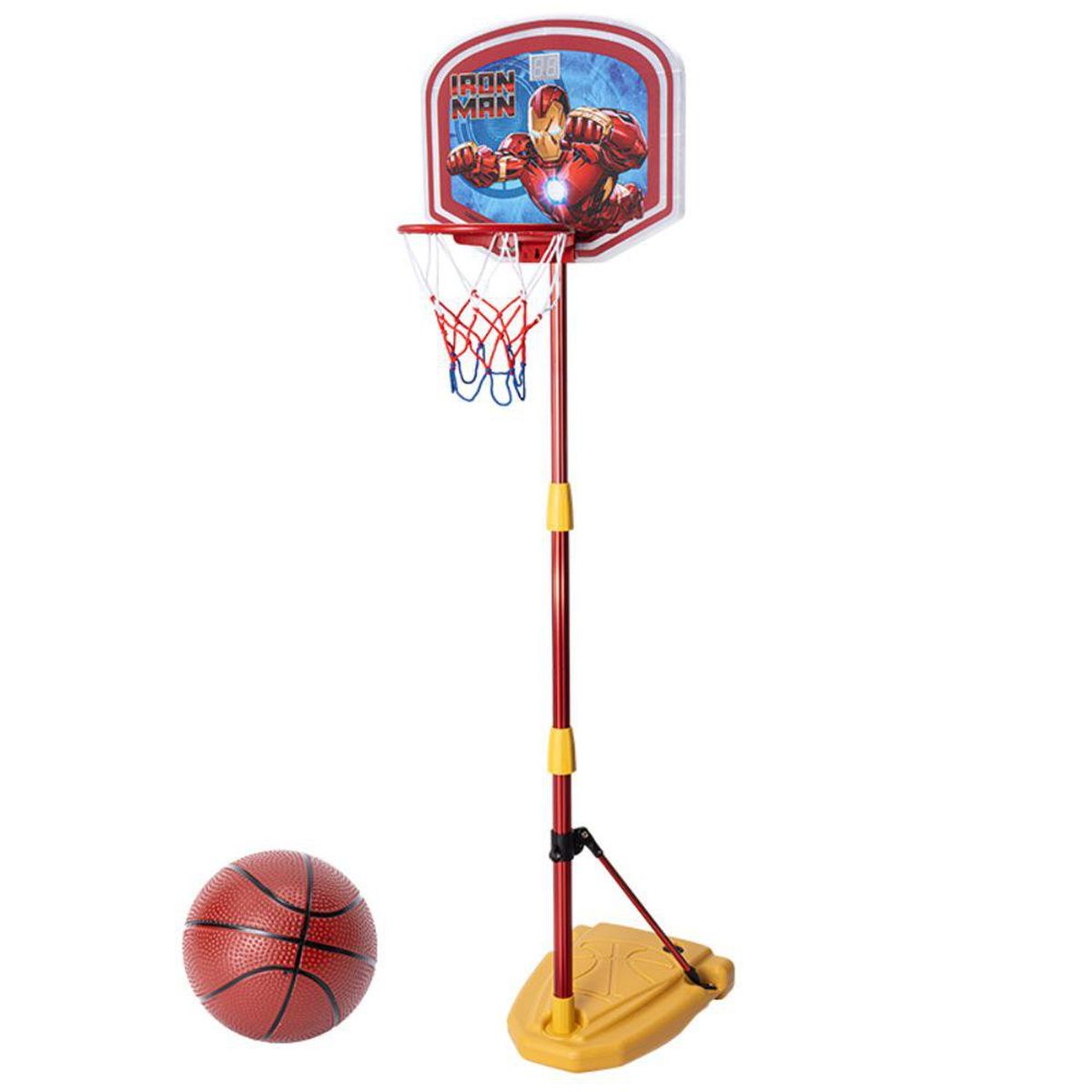 رف كرة السلة الرجل الحديدي للأطفال