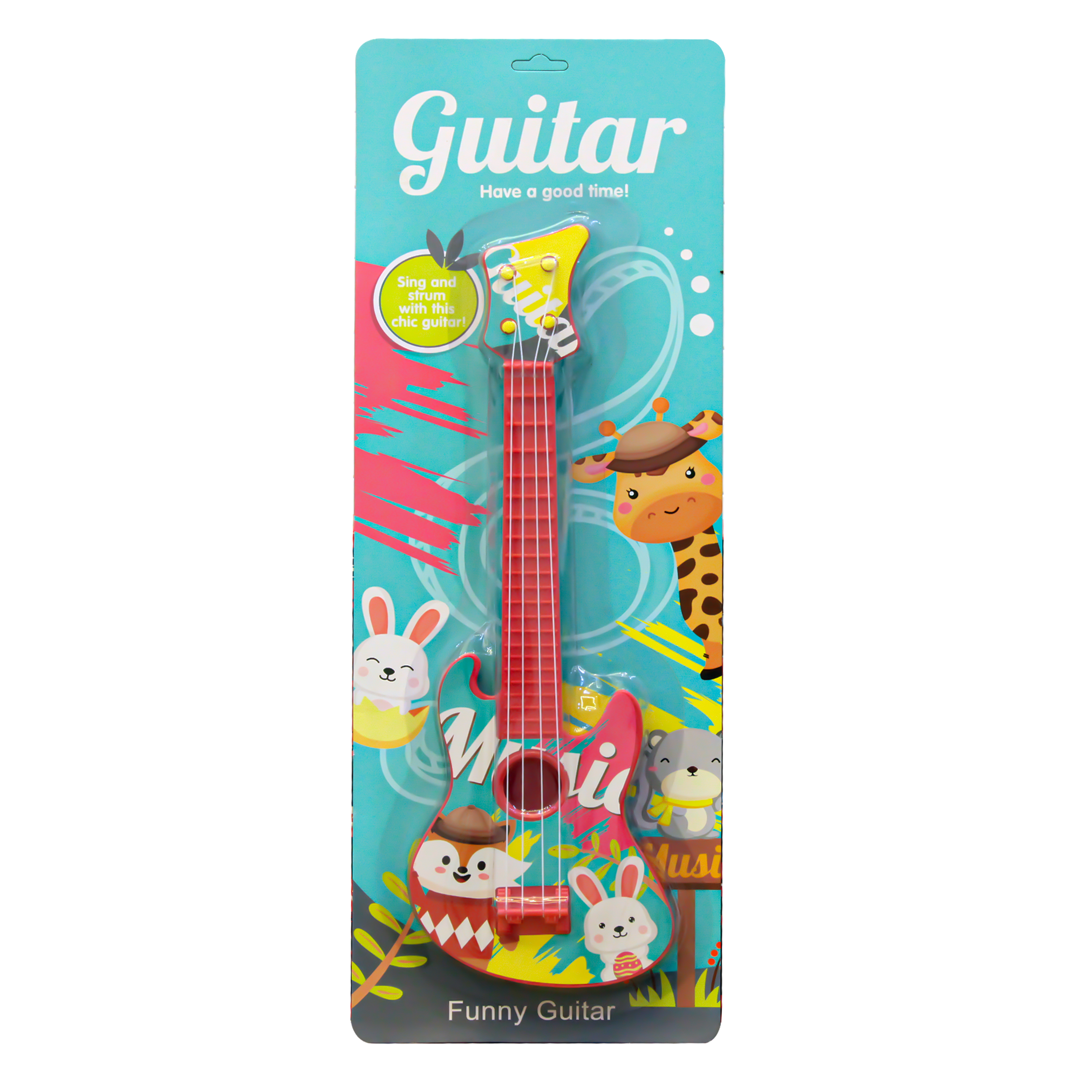 Funny and chic music guitar - colors may vary
