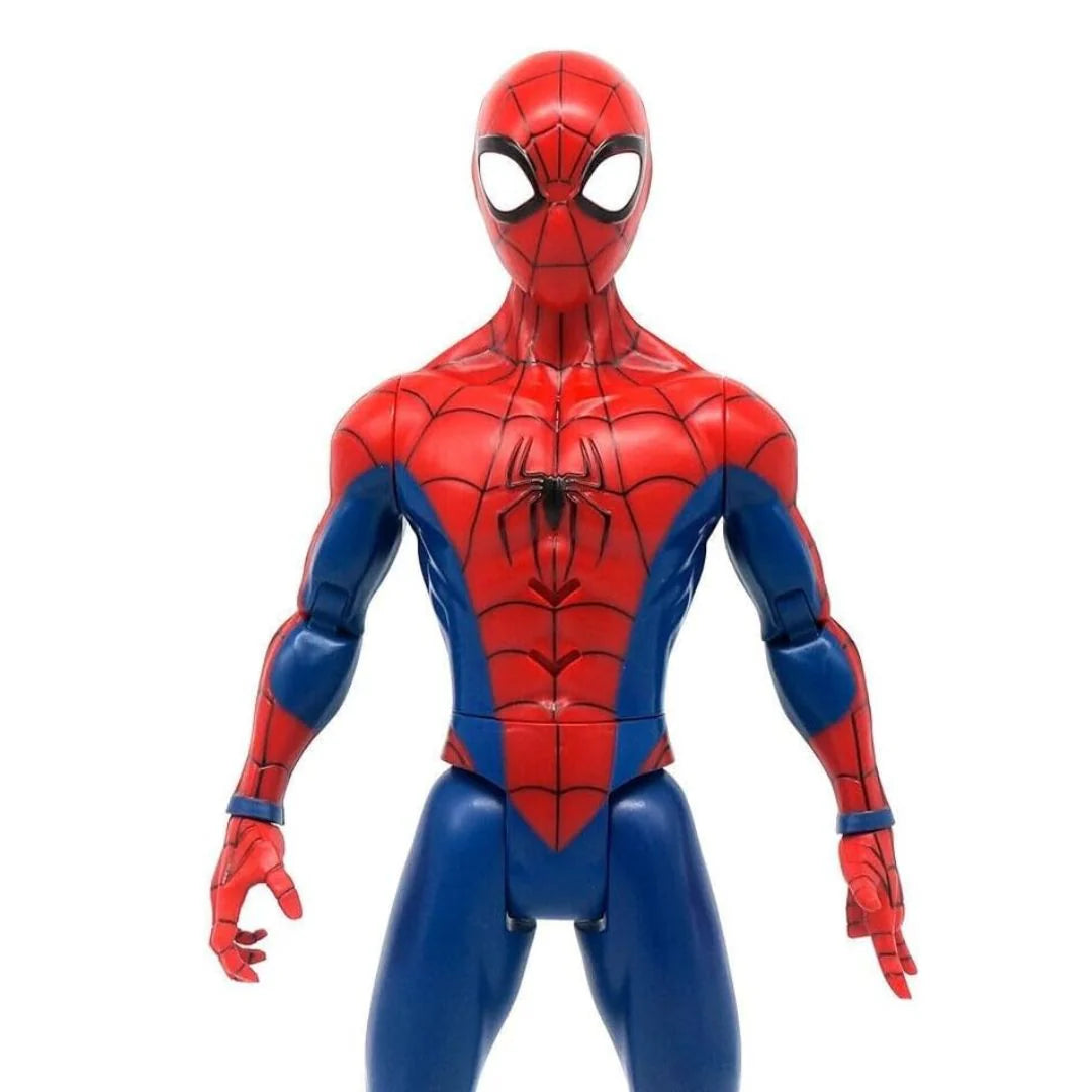 Super Heroes Marvel - Animated Spider-Man - Classic Spider-Man with Base 14 Inch