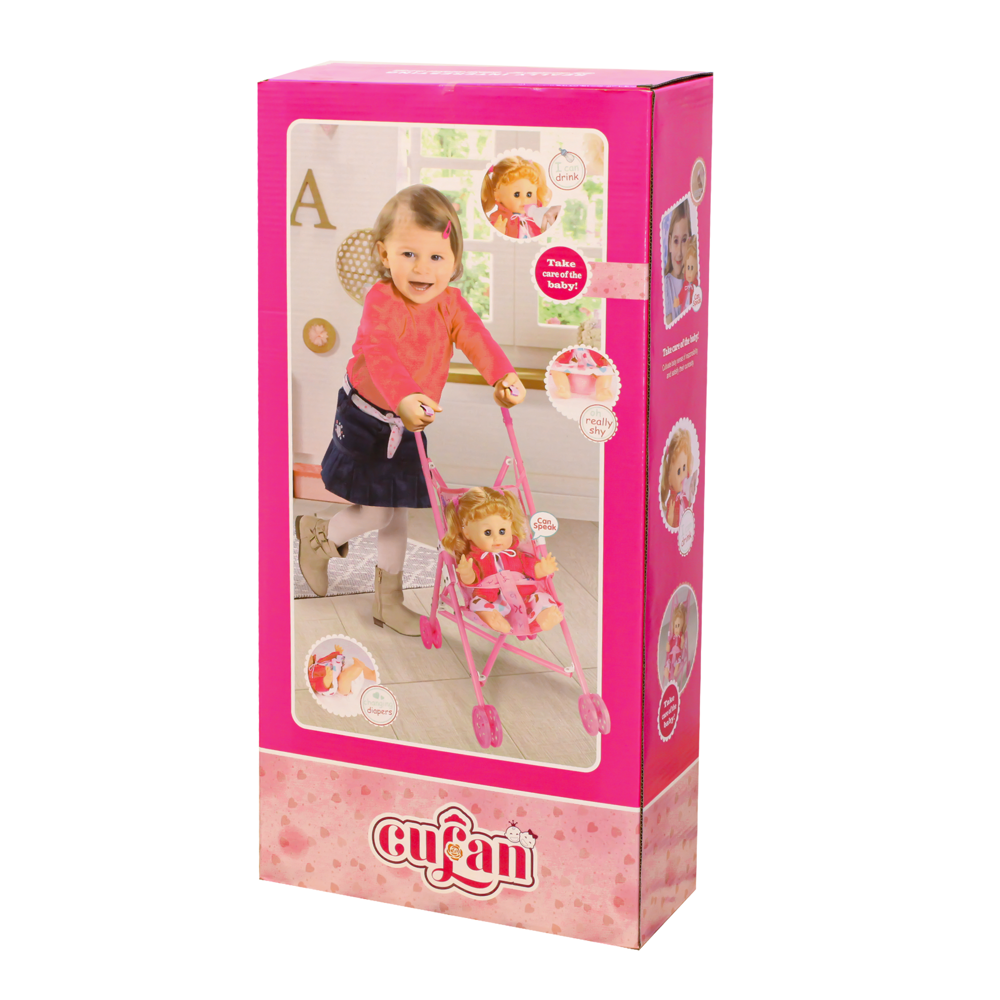 Cufan sweet baby doll with accessories