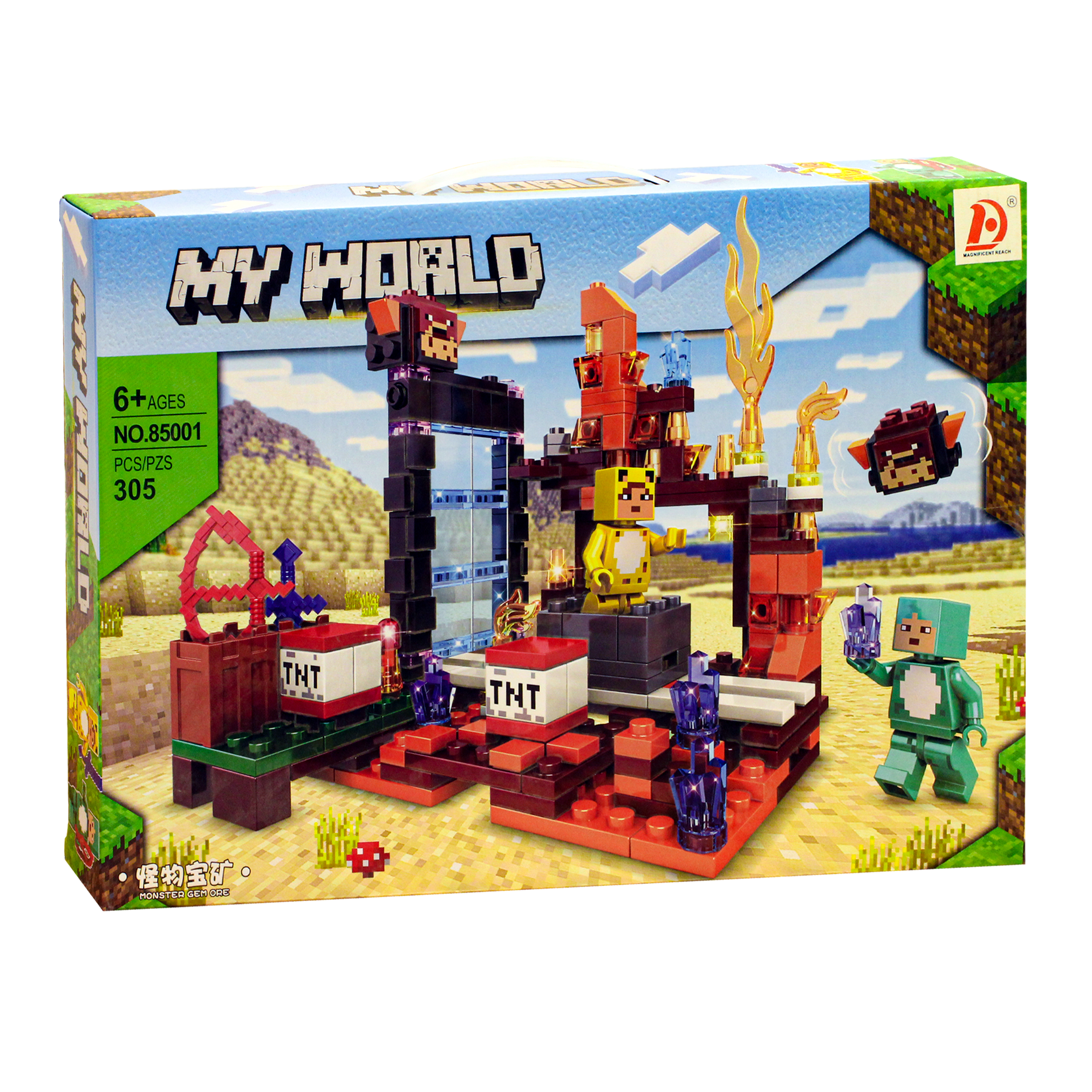 Design and Assemble Constructor MY world Minecraft 305 children, 85001