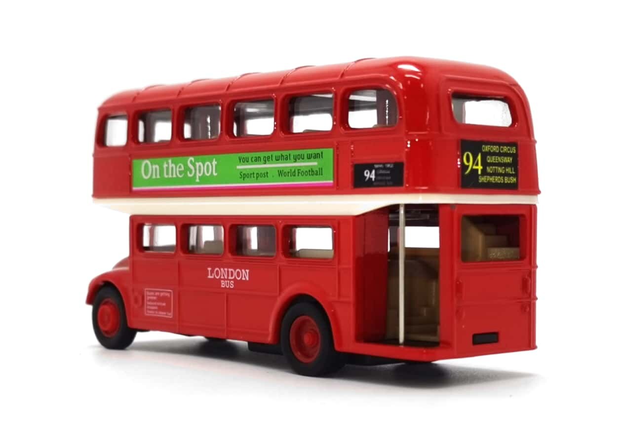 Welly 1:43 metal diecast double decker london bus