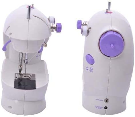Portable Mini Desktop Sewing Machine – Dual Speed with Foot Pedal & LED Light