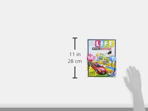 Hasbro The Game of Life Rivals Edition Board Game, 2 Player Faster Play New Toy Age 8+