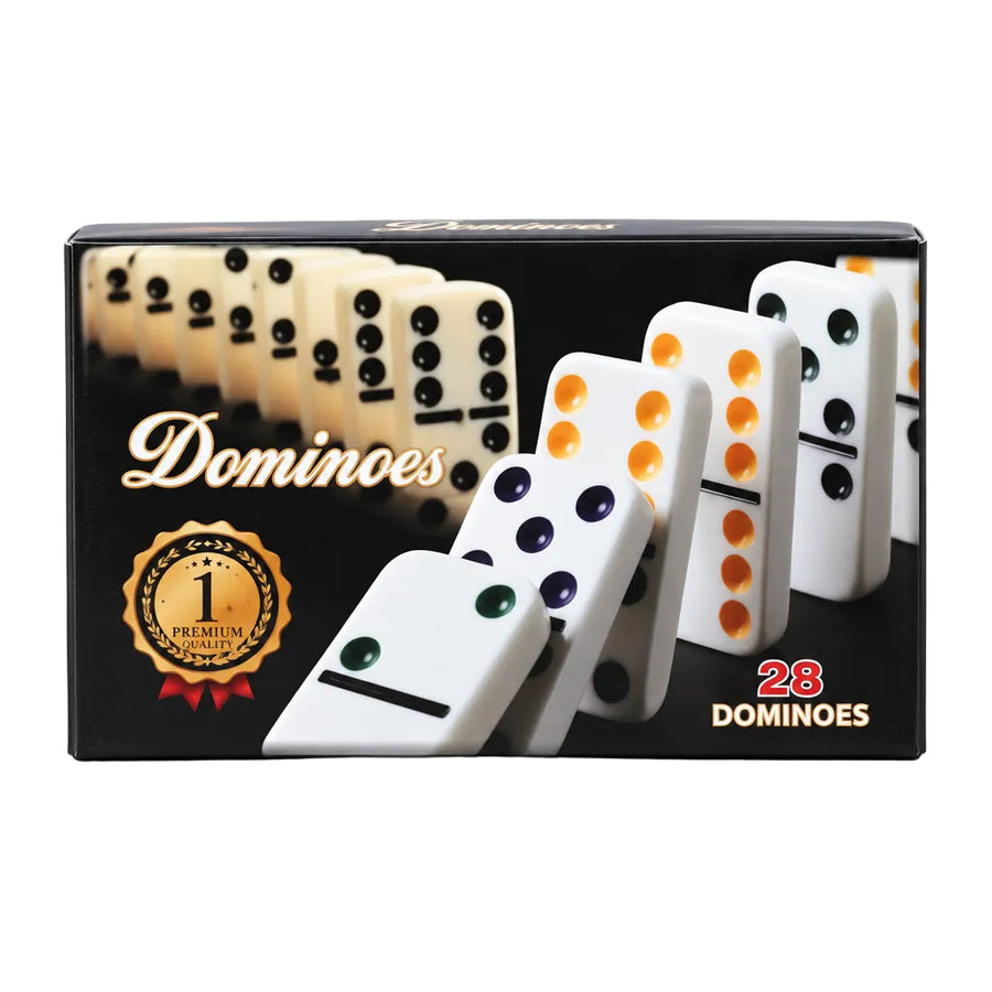Classic Dominoes Set – 28-Piece Educational Game 5010Z