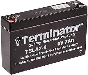 Lead Acid Rechargeable Battery 6V 7Ah