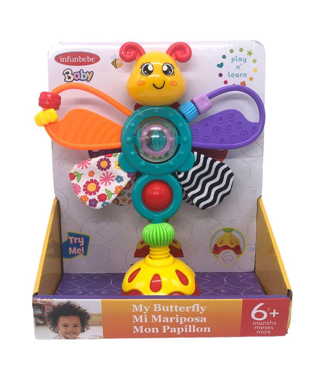 Infunbebe Butterfly Interactive Baby Toy with Lights & Sounds