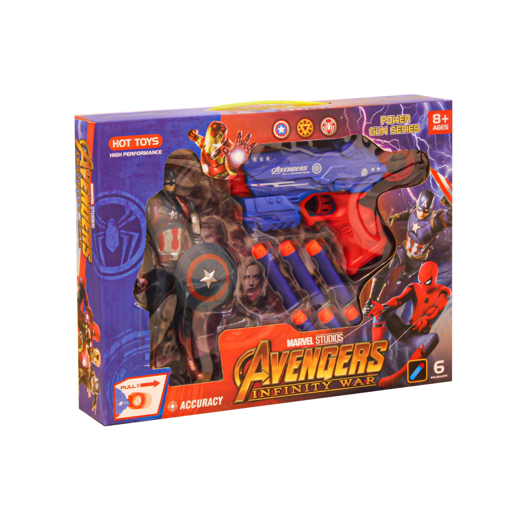 Avengers Marvel Captain America Gun Soft With The Character