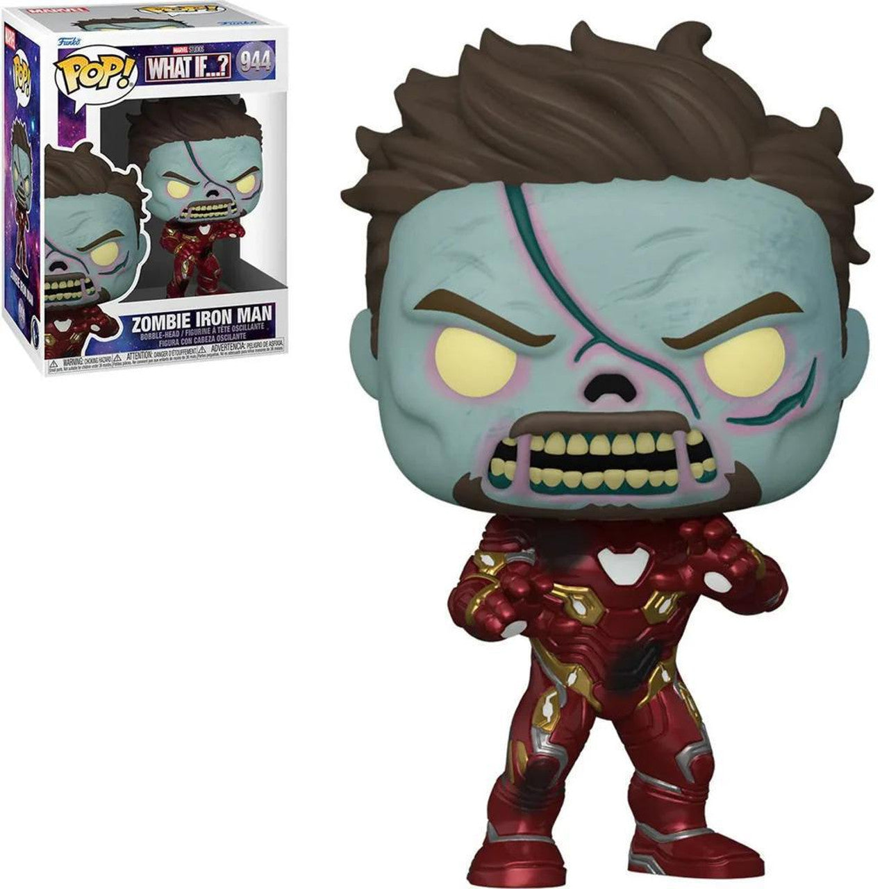 Funko Pop! Marvel: What If? - Zombie Iron Man Bobblehead