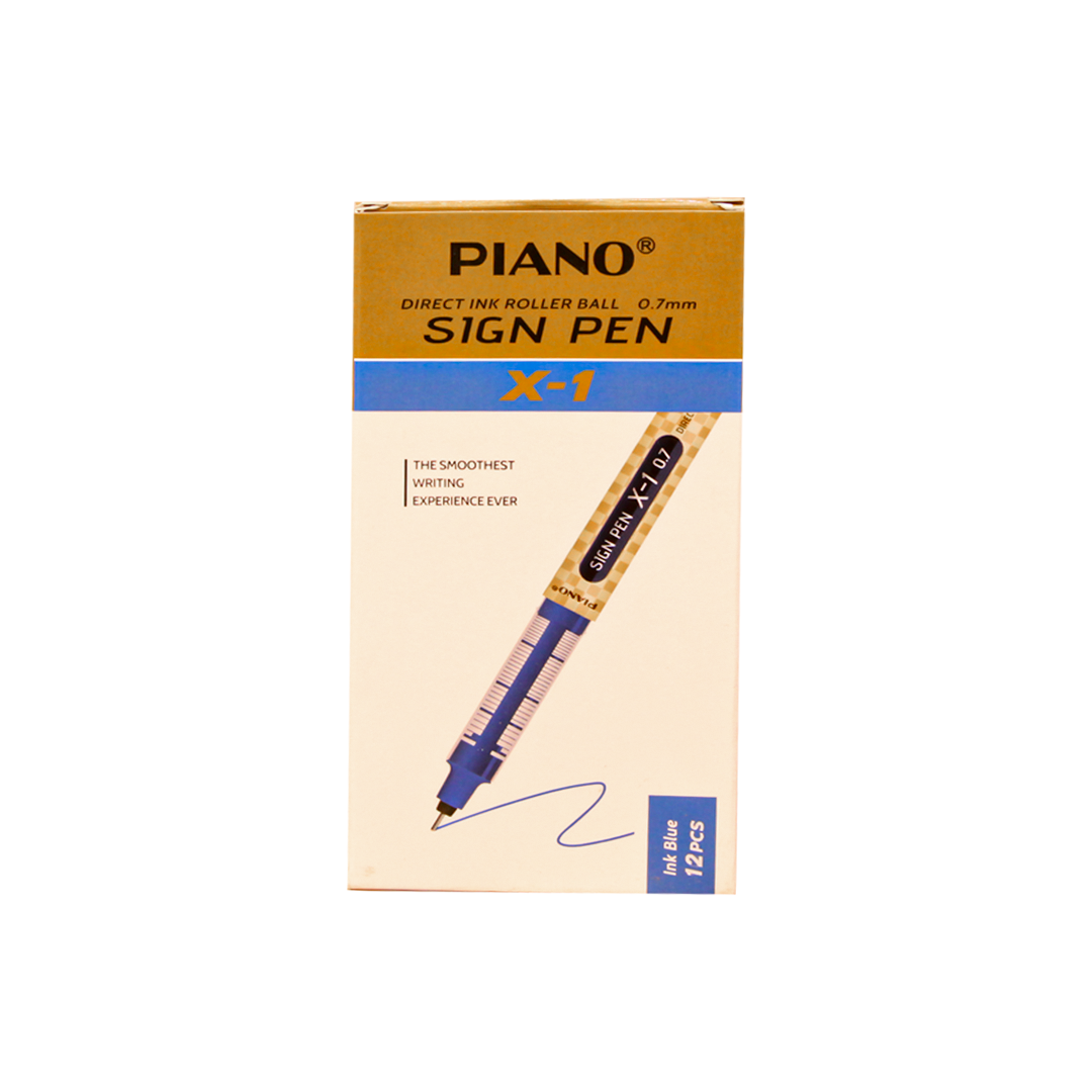 PIANO ballpoint pen X-1  -Blue- 1 Count