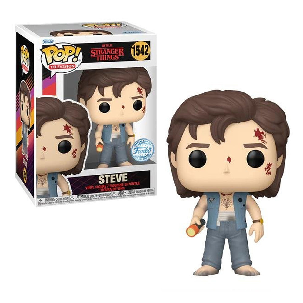 FUNKO POP! TELEVISION STRANGER THINGS VINYL FIGURE STEVE 1542