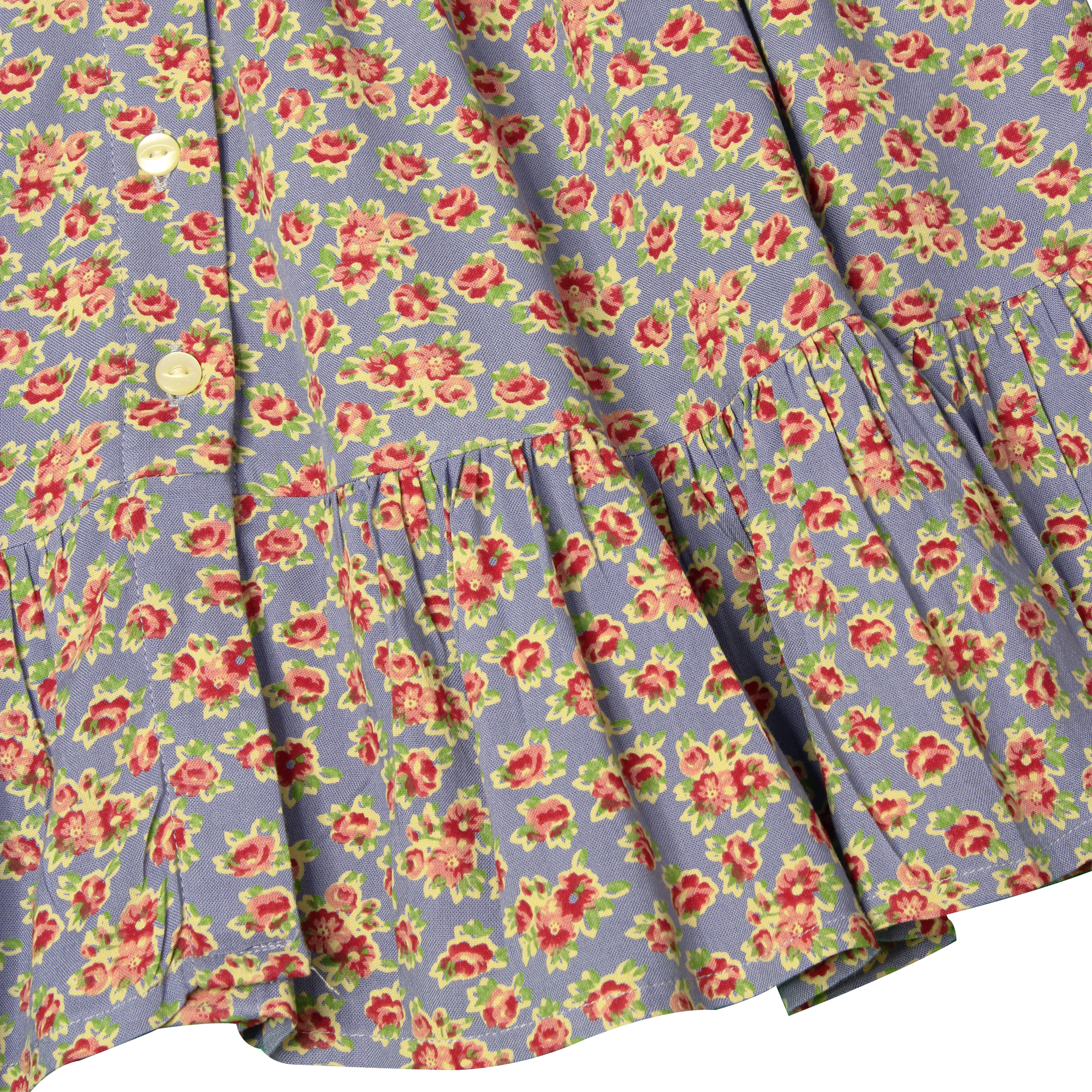 POLO RALPH LAUREN Kids BLUE FLORAL DRESS - Size 3/3T - 3alababak