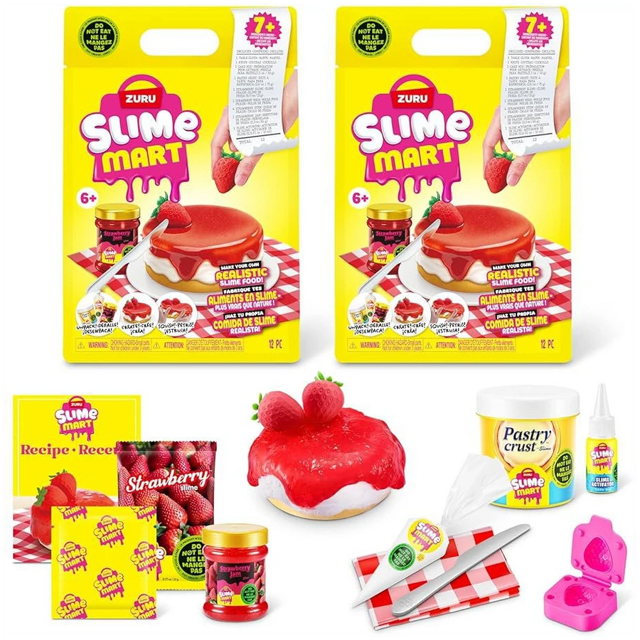 Zuru Slime Mart Small Shopping Bag Strawberry - Cheesecake