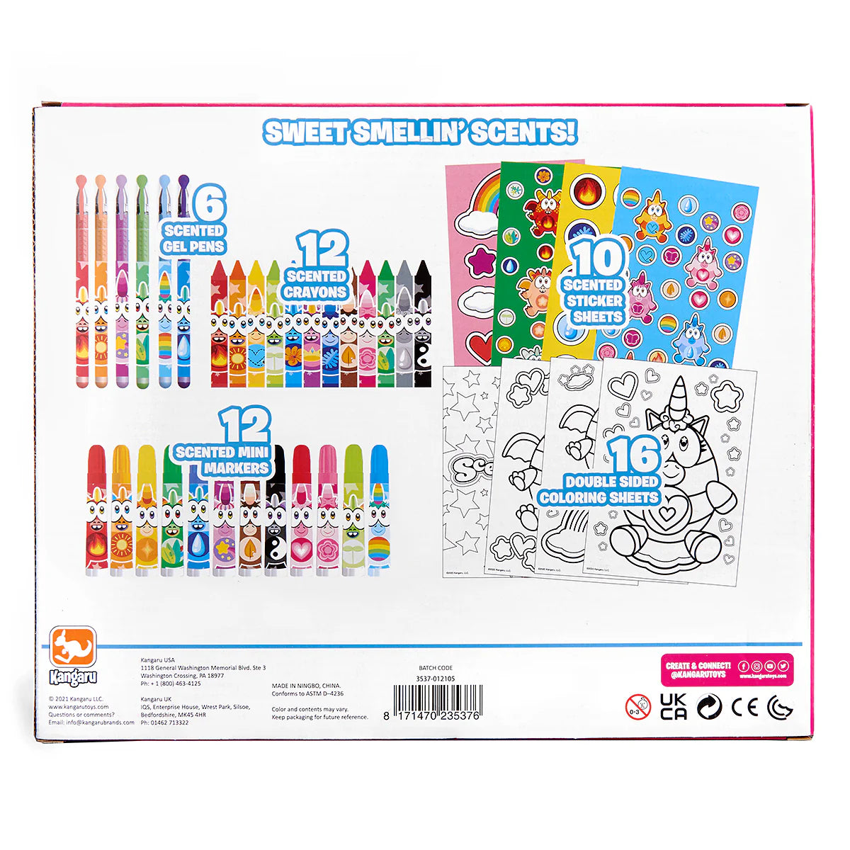 Kangaru Scenticorns Scented Stationery Unicorn Set