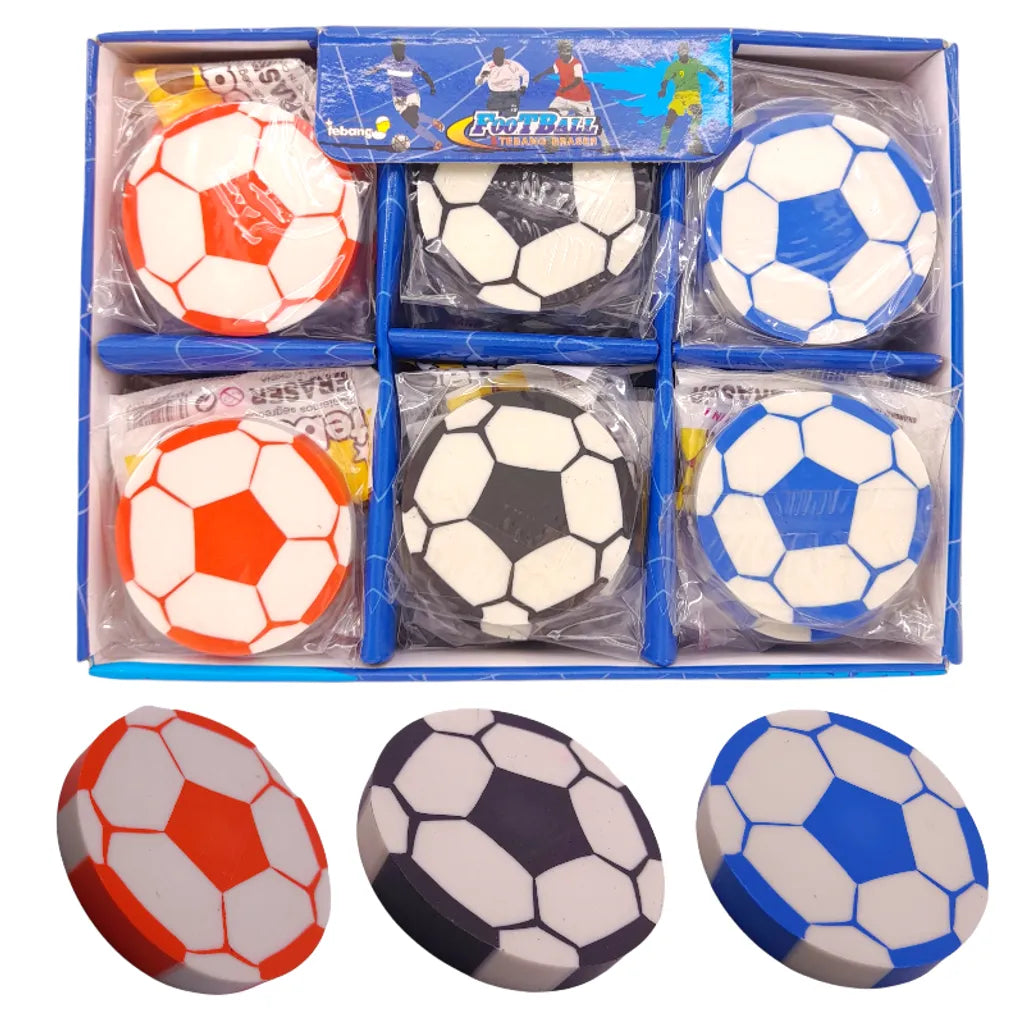 Sweet TB-13092 Eraser Football Shape - 30 Piece