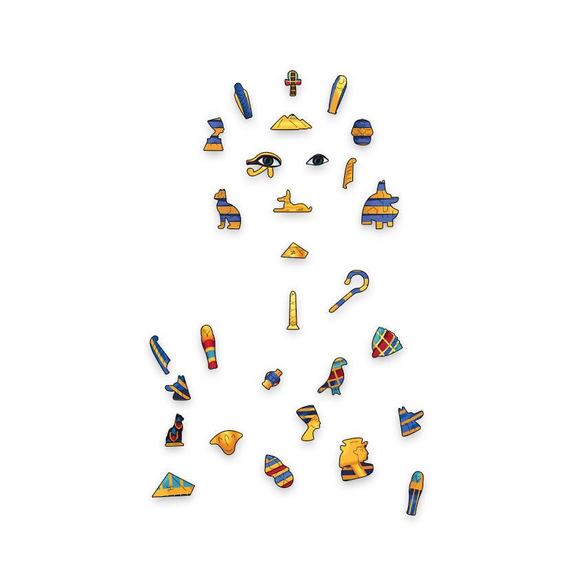 Puzz Wooden Puzzle 300PCS Difficulty Level - King Tut