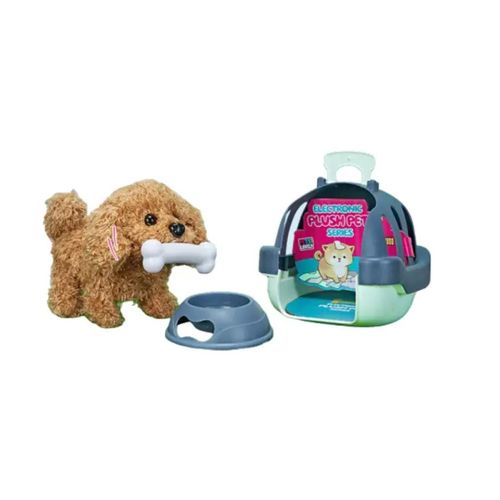 Jolier Fun Toys Play Set Light Puppy & Bone Walking & Sound MC-1103 - Colors May Vary