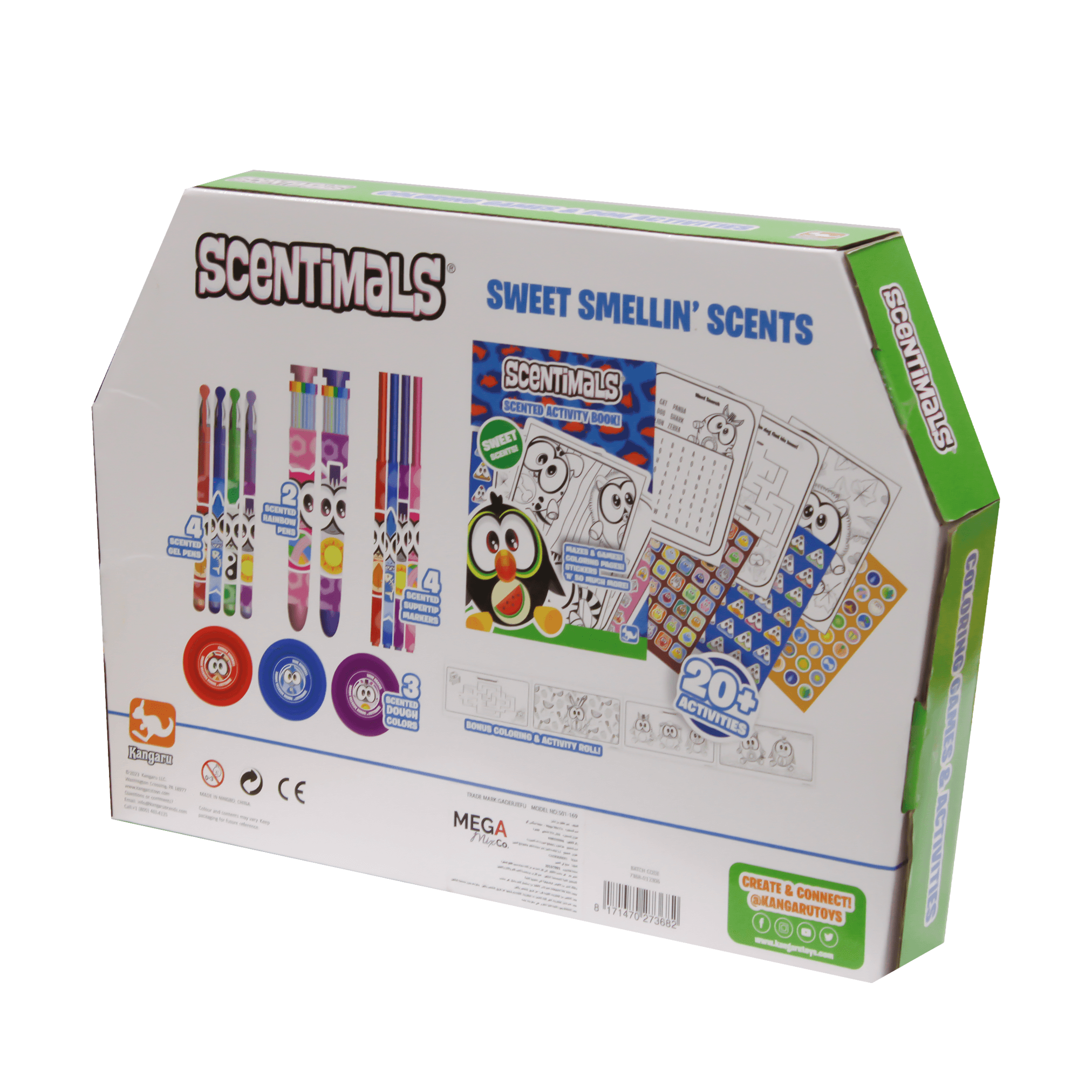 Kangaru Scentimals Coloring,Games & Doh Activities