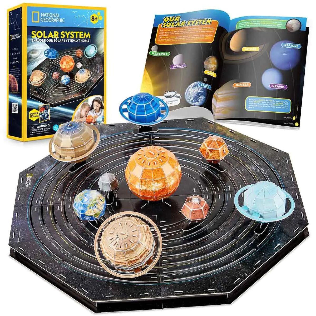 CubicFun Nasa Solar System 3D Puzzle, 39.4 X 45.4 X 12cm 173 pcs