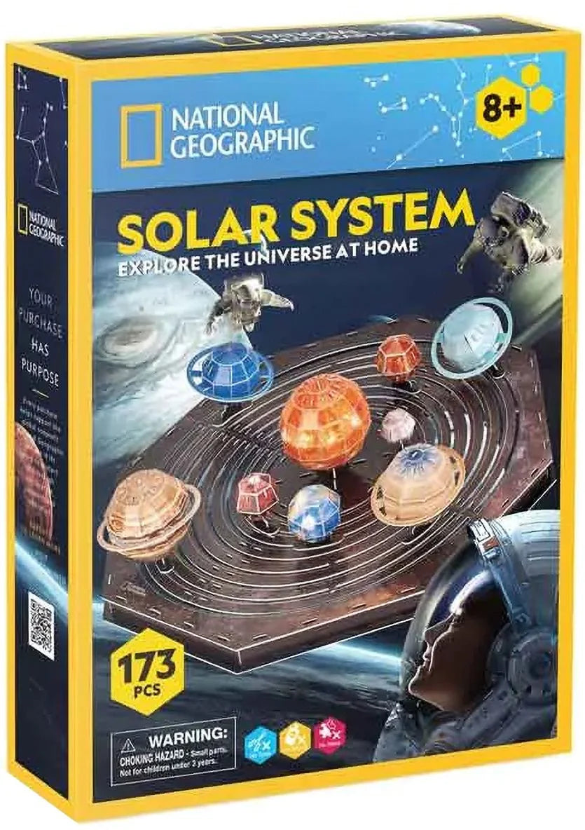 CubicFun Nasa Solar System 3D Puzzle, 39.4 X 45.4 X 12cm 173 pcs