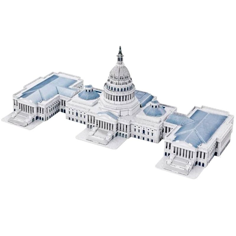 Zeindustry 3D Puzzle Capitol Hall – World Famous Architecture Model - 132 Pieces