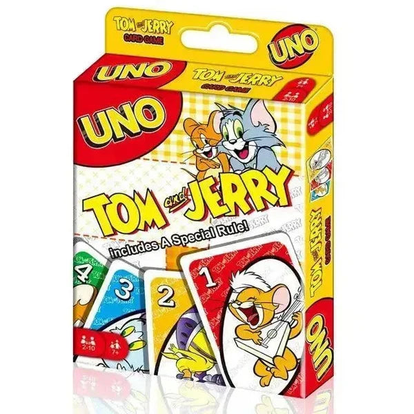 UNO Classic Card Game with Character-Themed Graphics for 2-10 Players