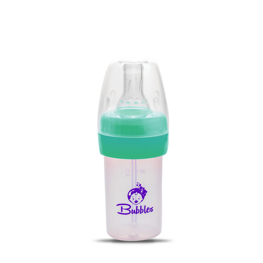 Bubbles Micro Feeding Bottle 40ml  - green