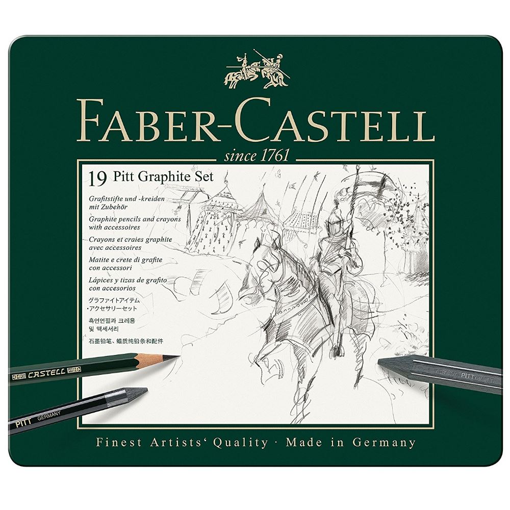 Faber-Castell PITT GRAPHITE TIN 19PC SET