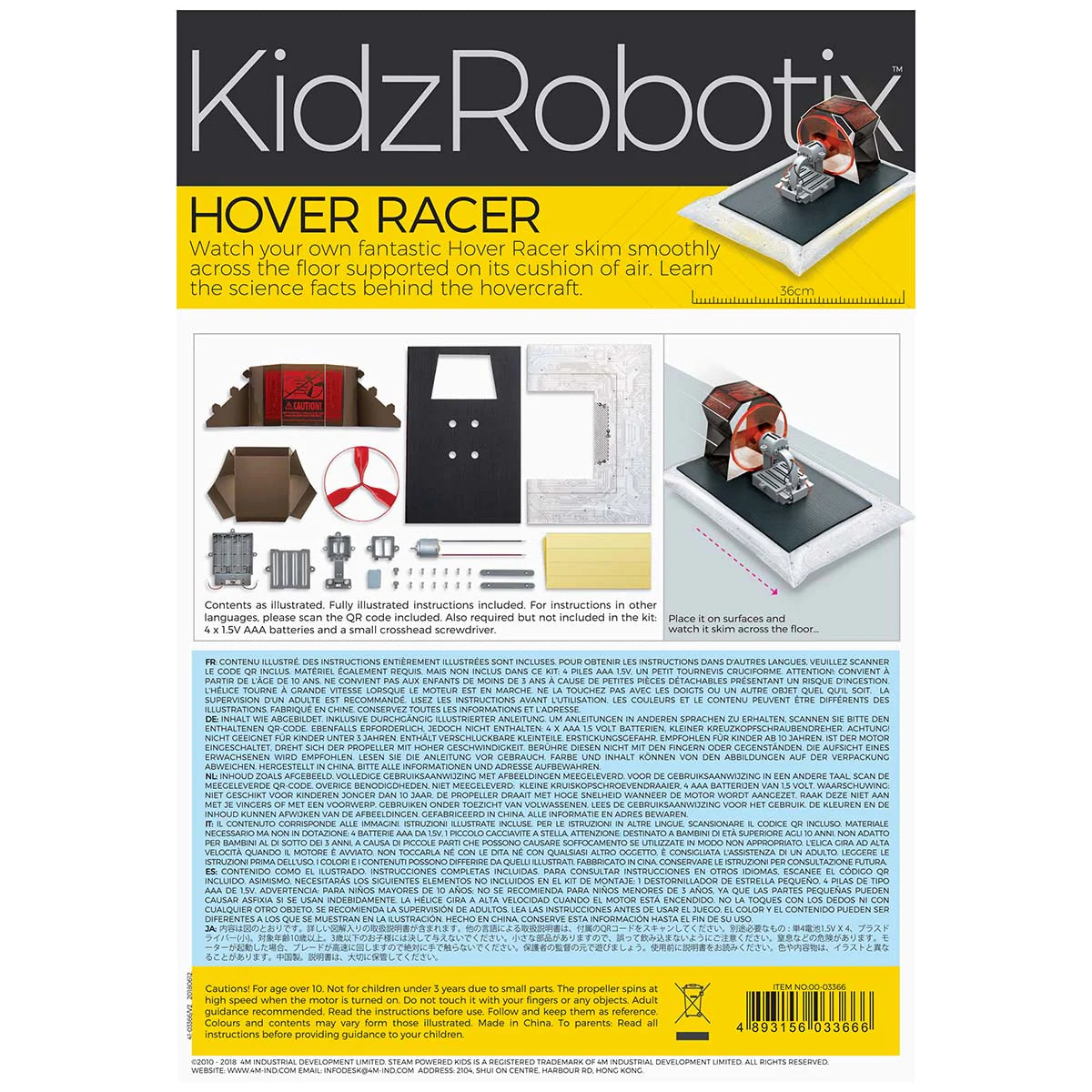 4M Kidzrobotix - Hover Racer