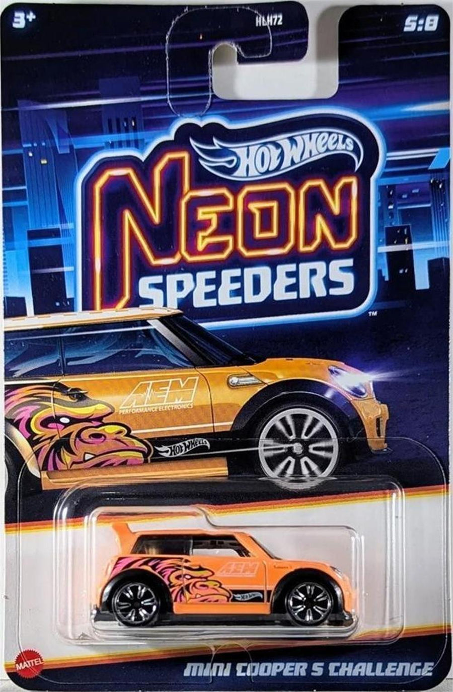 Hot Wheels Neon Speeders - Mini Cooper S Challenge