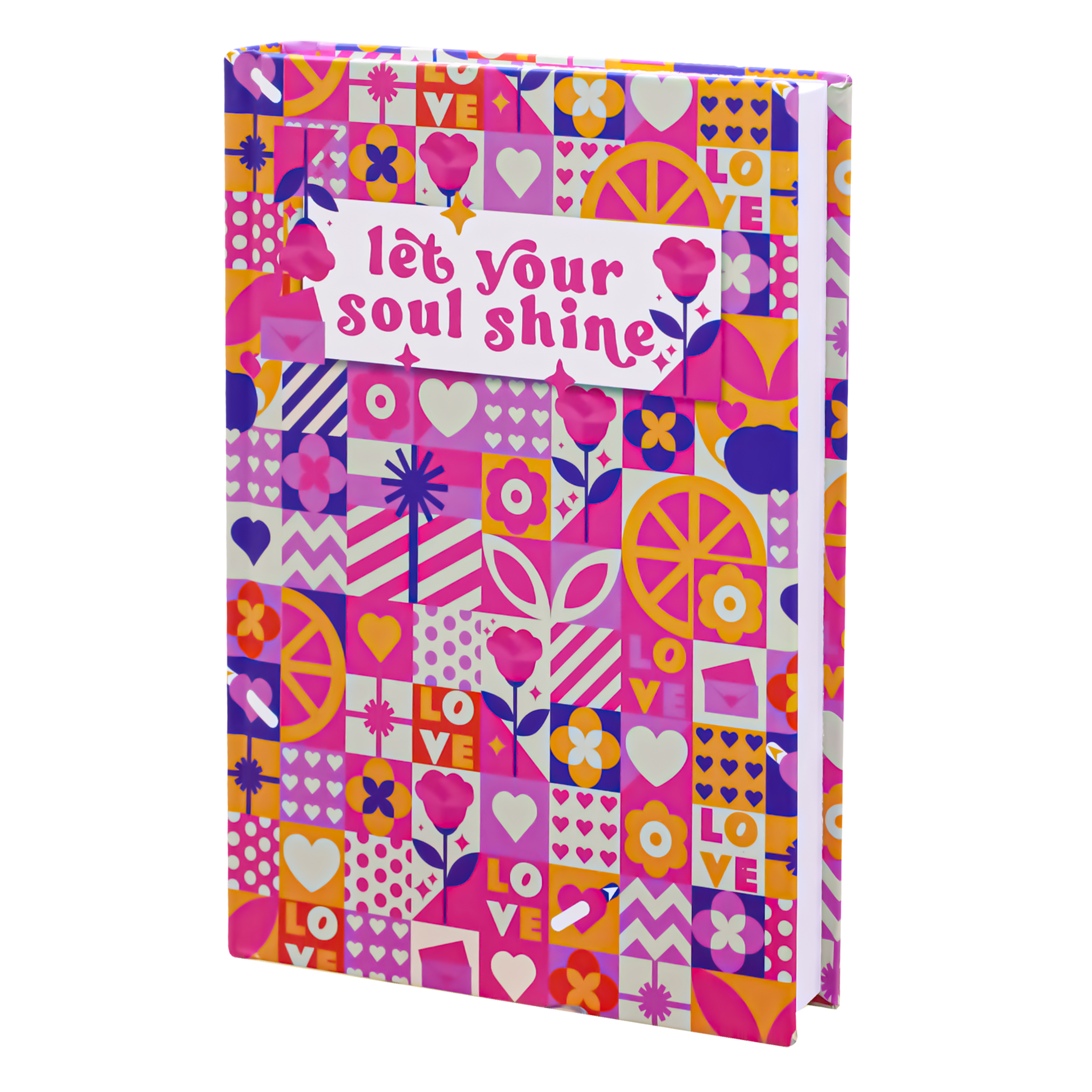 2BE Notebook  A5 192 sheets -  Let your soul shine