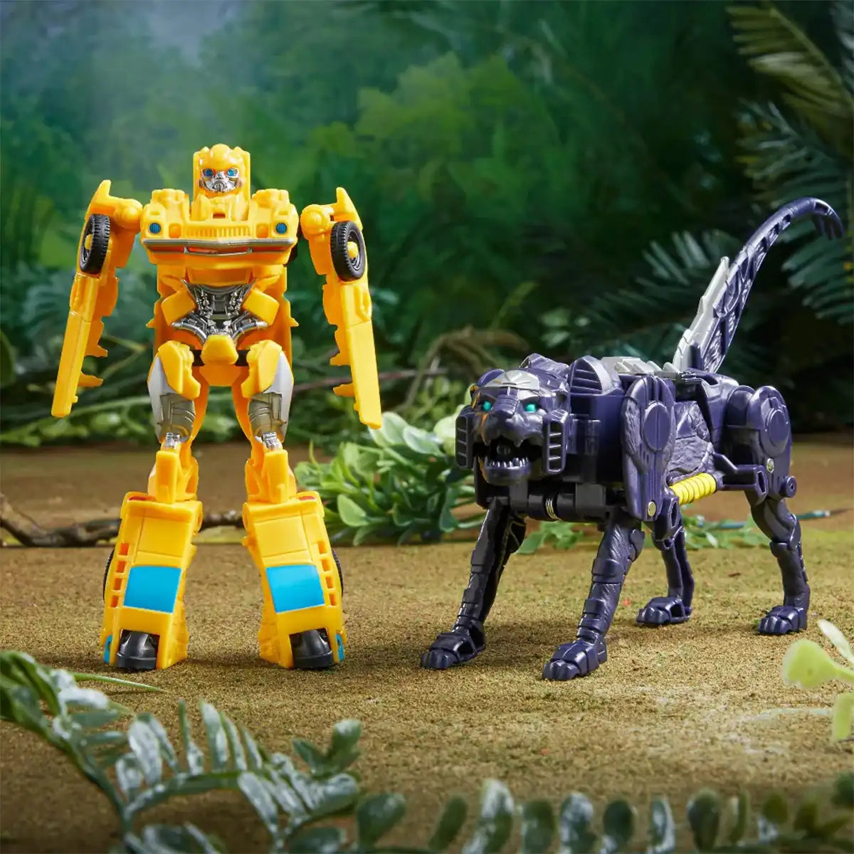 Transformers Rise of the Beasts Beast Combiner Action Figures - Bumblebee & Snarlsaber