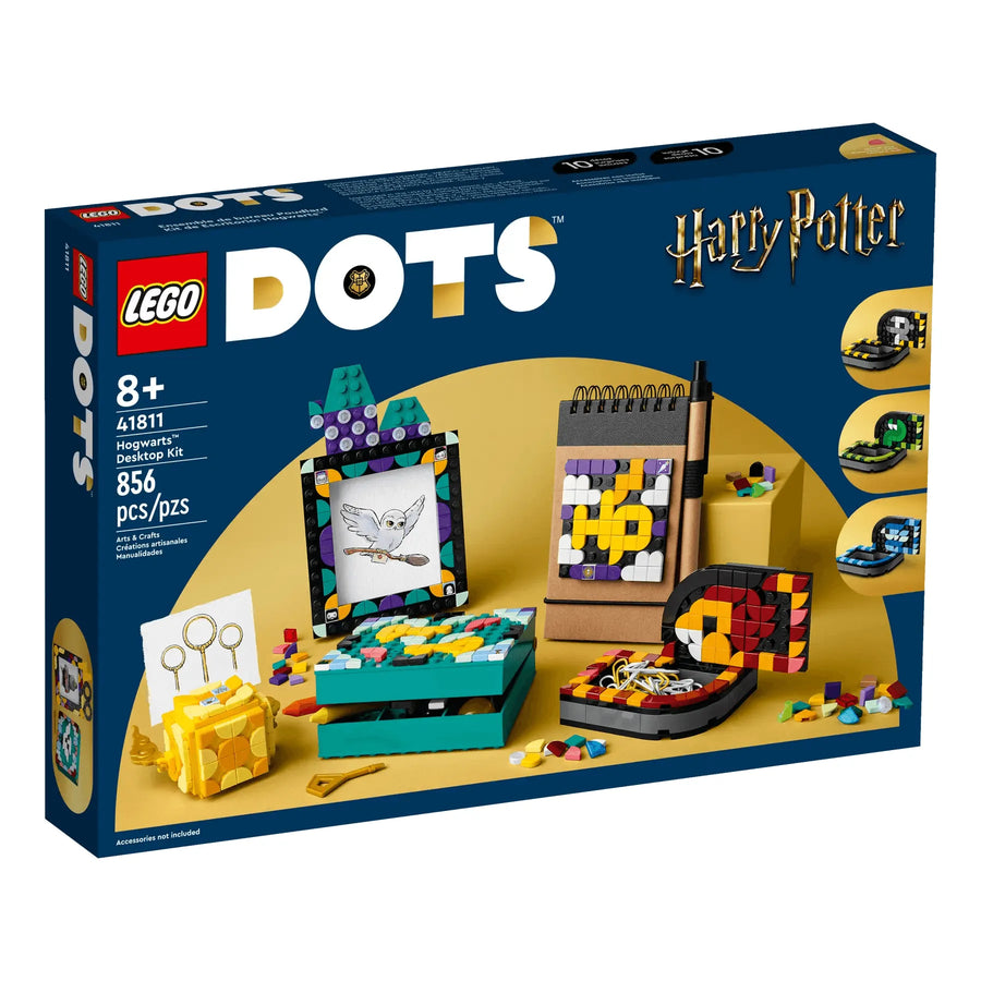 مجموعة مصمم LEGO Dots Hogwarts (TM) 41811، مكعبات ألعاب، هدية، جواهر خيالية، حرف يدوية، أولاد، بنات، للأعمار من 8 سنوات فما فوق