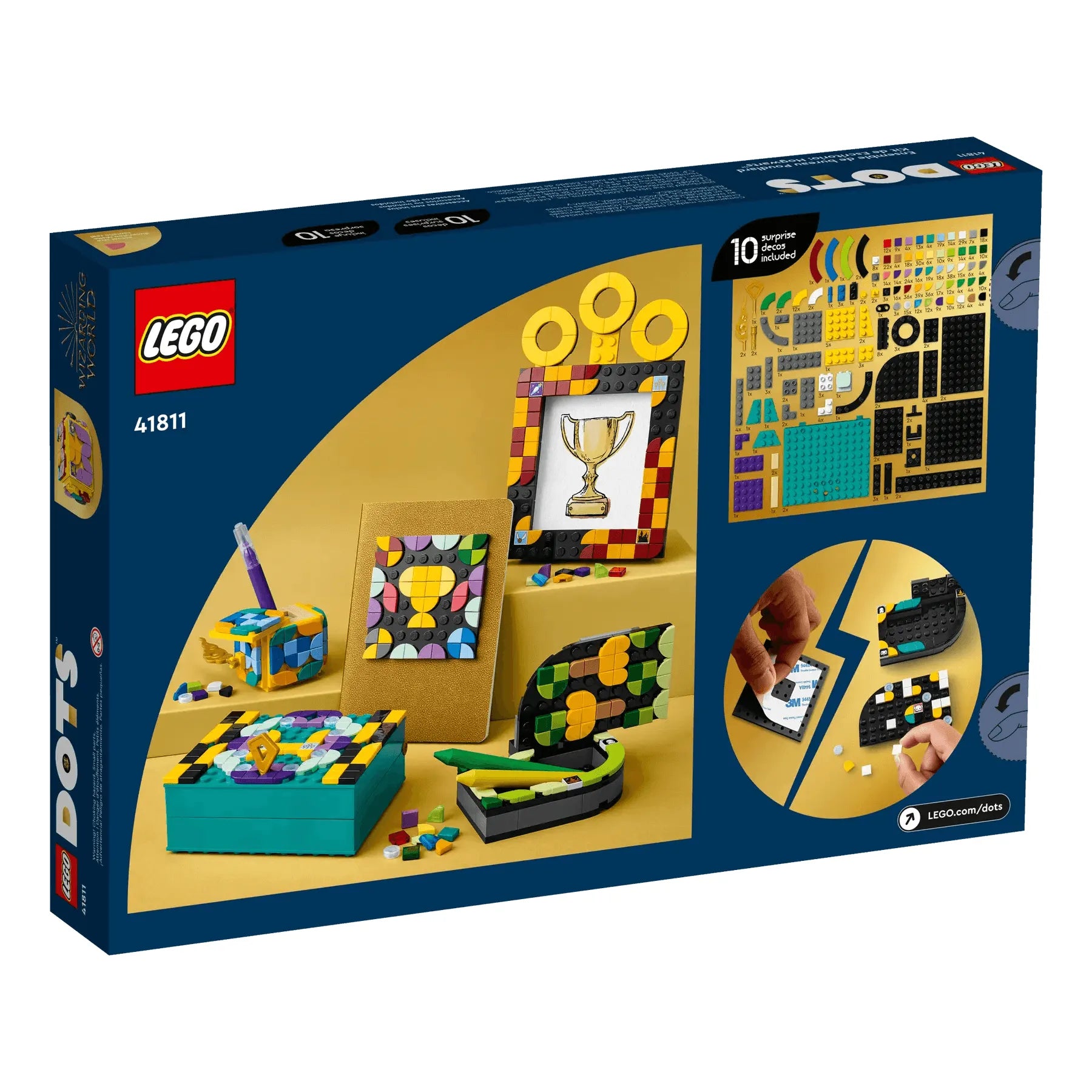 LEGO Dots Hogwarts (TM) Designer Kit 41811 Toy Blocks, Present, Fantasy Gems, Crafts, Boys, Girls, Ages 8 and Up