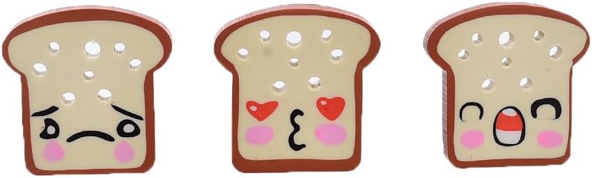 Sweet TB-16079 Cute Eraser Toast Shape - 1 Piece