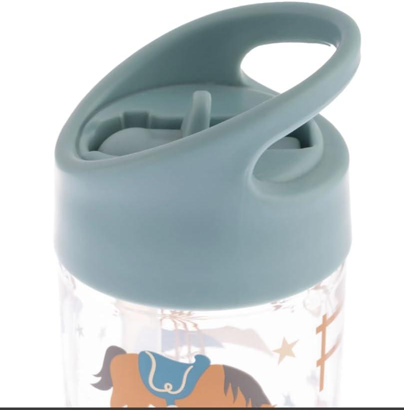 Stephen Joseph  Flip Top Water Bottle - Western