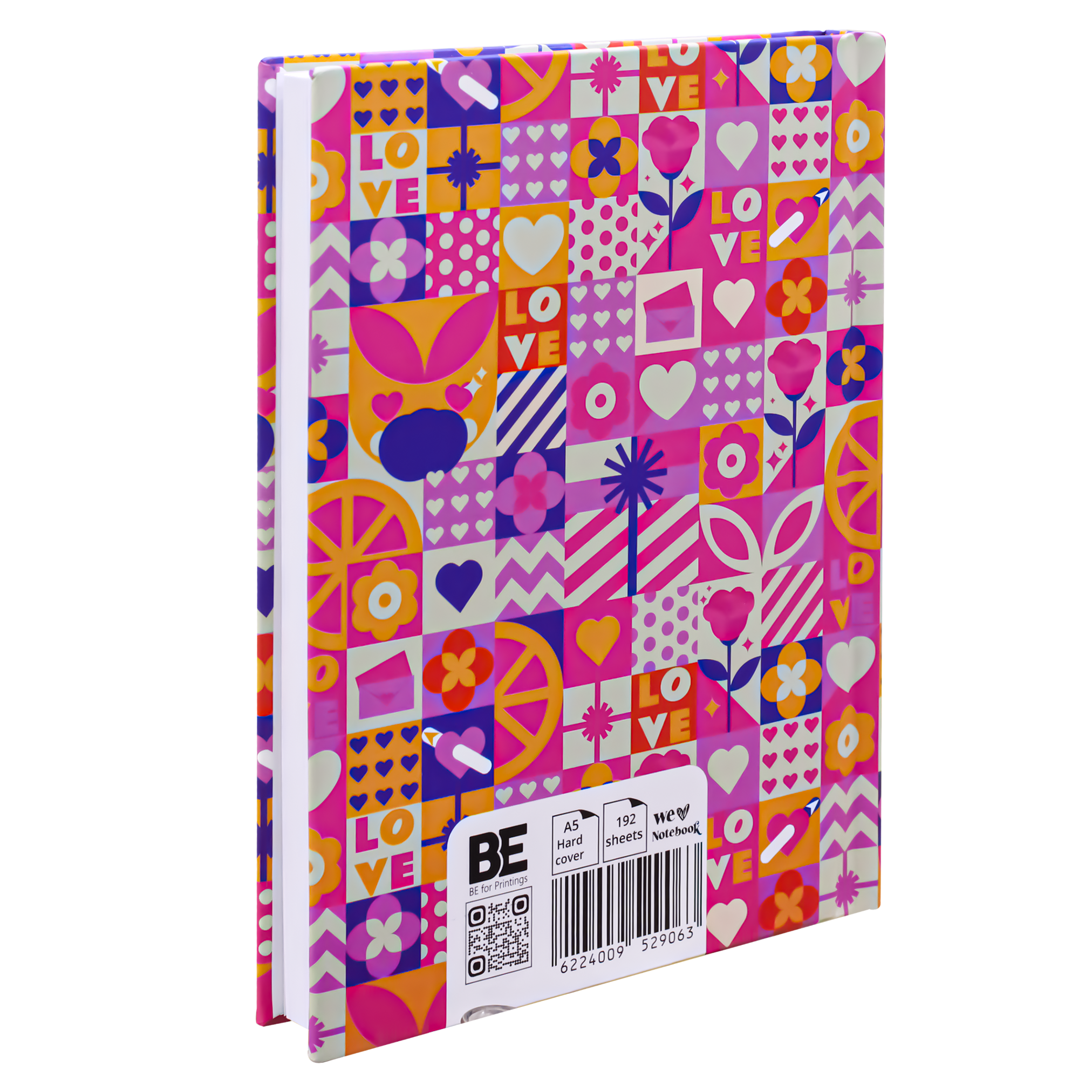 2BE Notebook  A5 192 sheets -  Let your soul shine