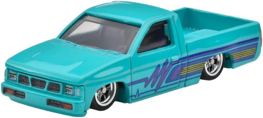 Hot Wheels Premium 2 Pack 1975 Datsun Sunny Truck (B120) / Custom '93 Nissan Hard Body (D21) Vehicle Toy