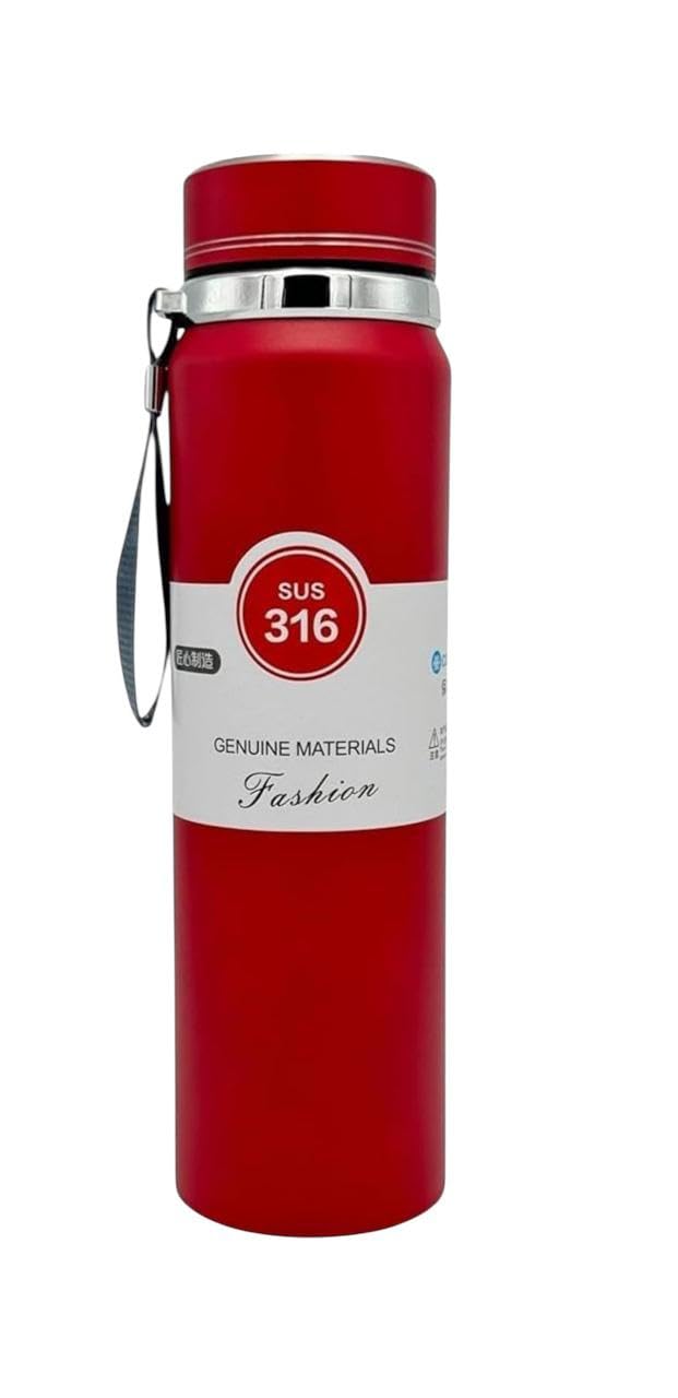 USHOP Thermal Bottle Stainless Steel Vacuum Insulated Leak Proof BPA Free Travel Coffee Tea Sports Bottle to Keep Drinks Hot or Cold, 800ml