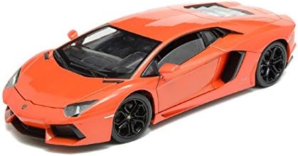 Welly Nex Die-Cast Metal Model Car 1:24- Lamborghini Aventador Coupe (Colors May Vary)