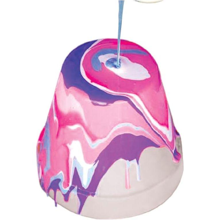 Sew Star Paint Your Own Pouring Art-Garden Flower Pot - Make it on your own DIY for kids SS-19-077, 6+