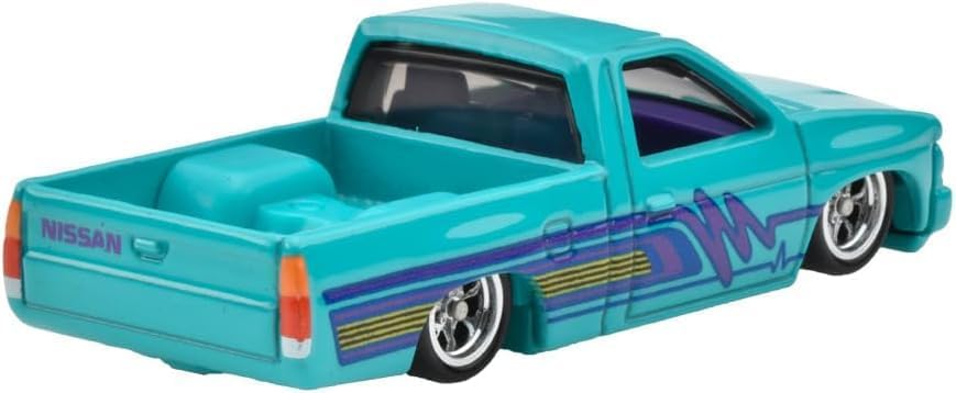 Hot Wheels Premium 2 Pack 1975 Datsun Sunny Truck (B120) / Custom '93 Nissan Hard Body (D21) Vehicle Toy