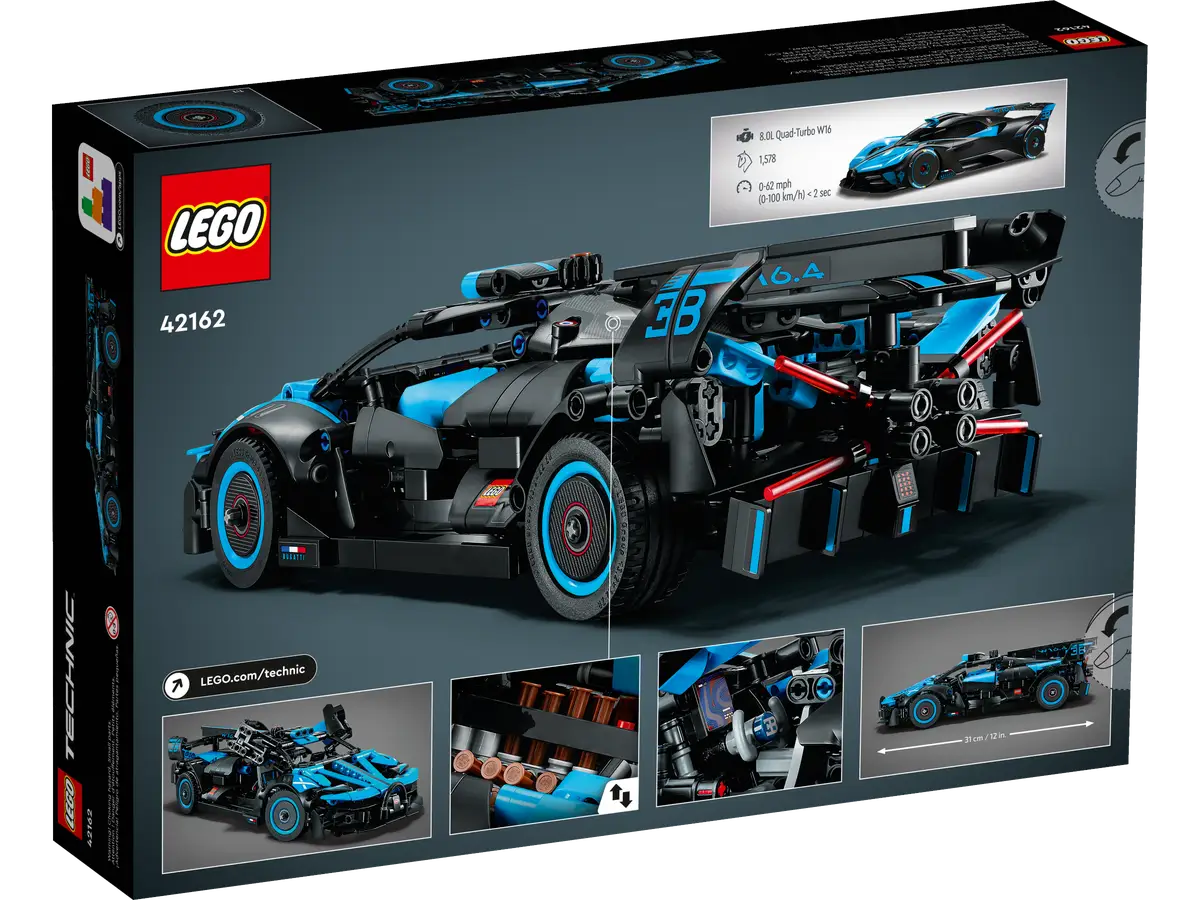 LEGO 42162 Technic Bugatti Bolide Agile Blue (905 PCS)