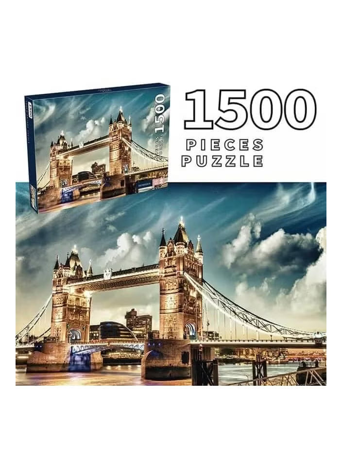 أحجيات الصور المقطوعة (١٥٠٠ قطعة) للكبار - أحجيات جسر لندن