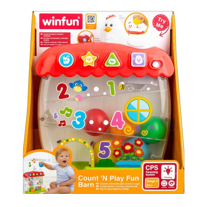 مقعد أرضي مع صينية ألعاب من WinFun - بومة